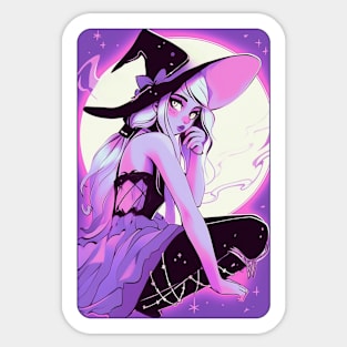 Kawaii Witch Sticker